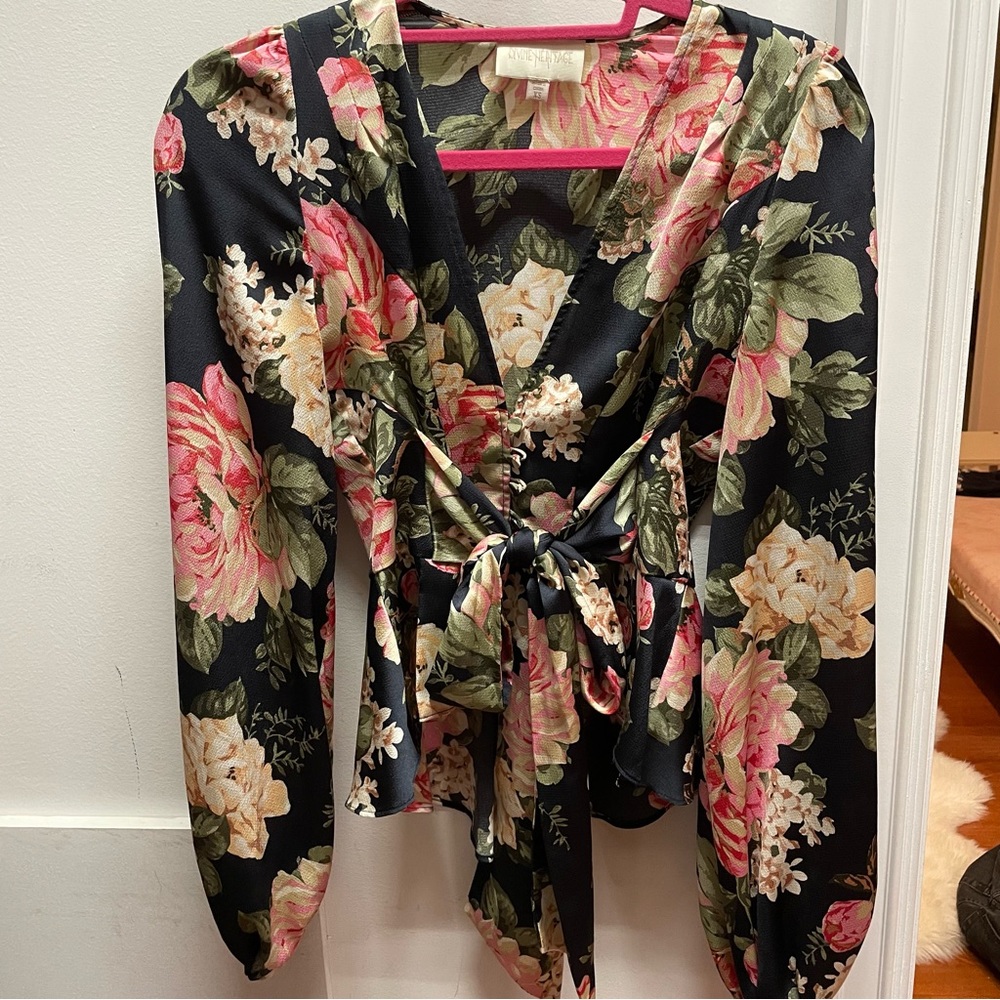 Devine heritage floral blouse